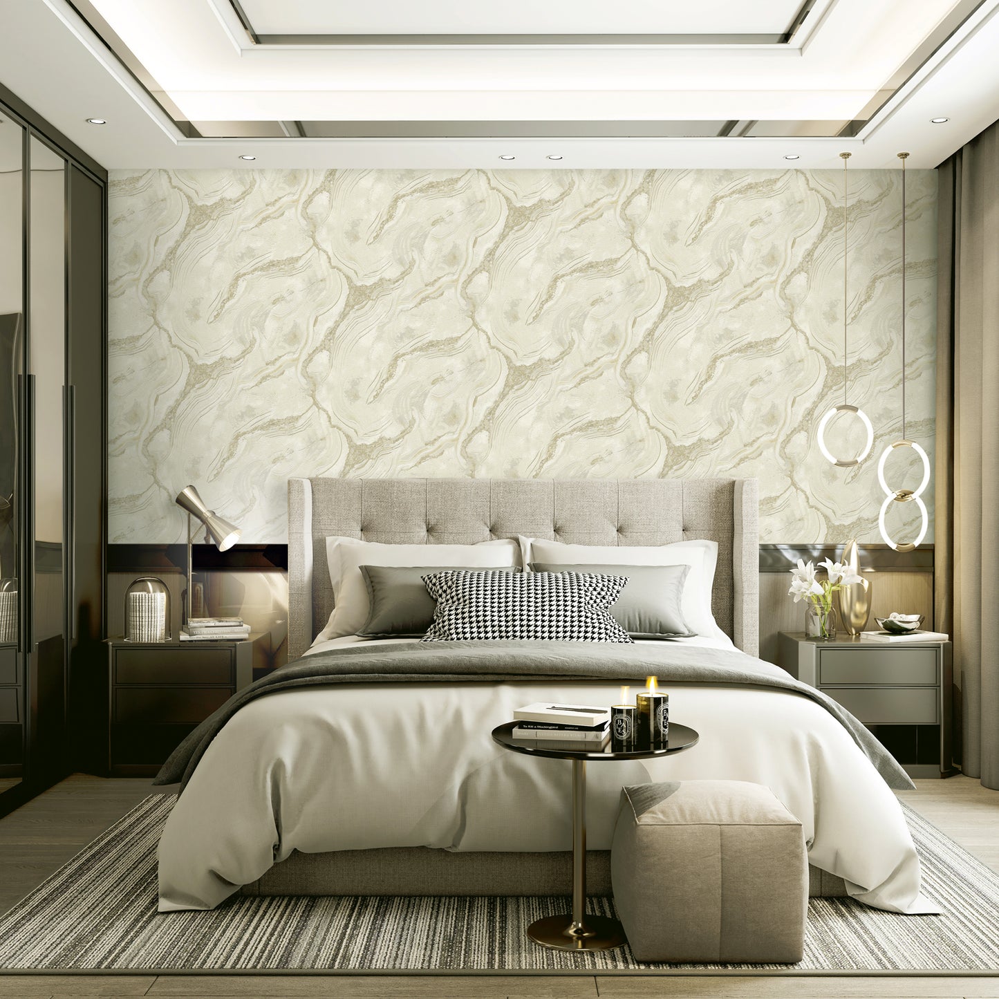 Wallpaper Dutch Wallcoverings - Carrara 3 - 84655