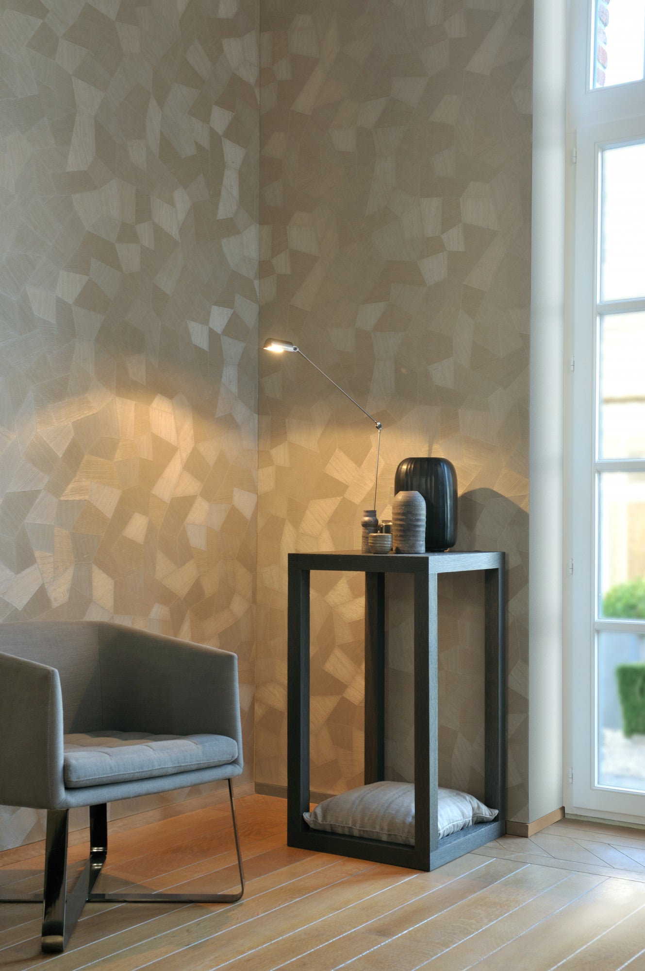 Wallpaper Arte - Monsoon 2.0 - Facet - Golden Sand - 75301A