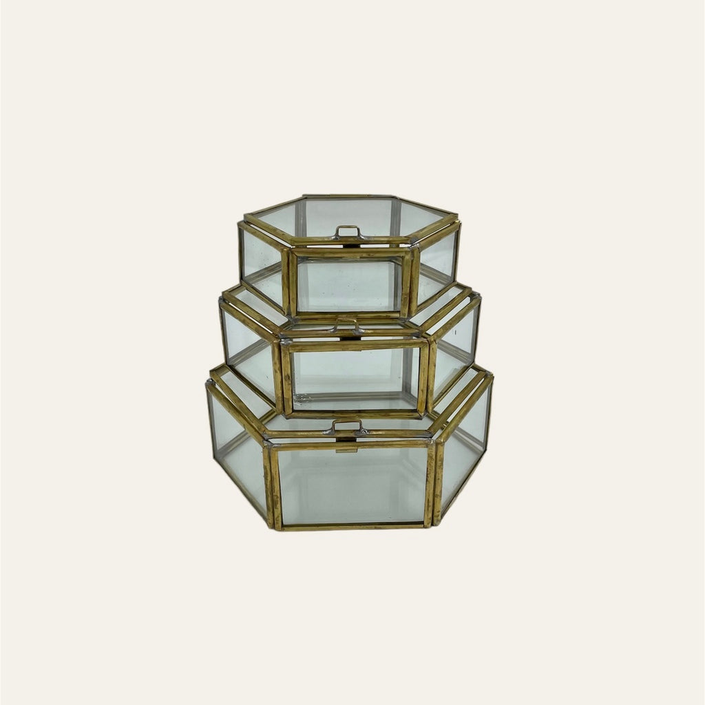 Jewellery box Hexagon - small