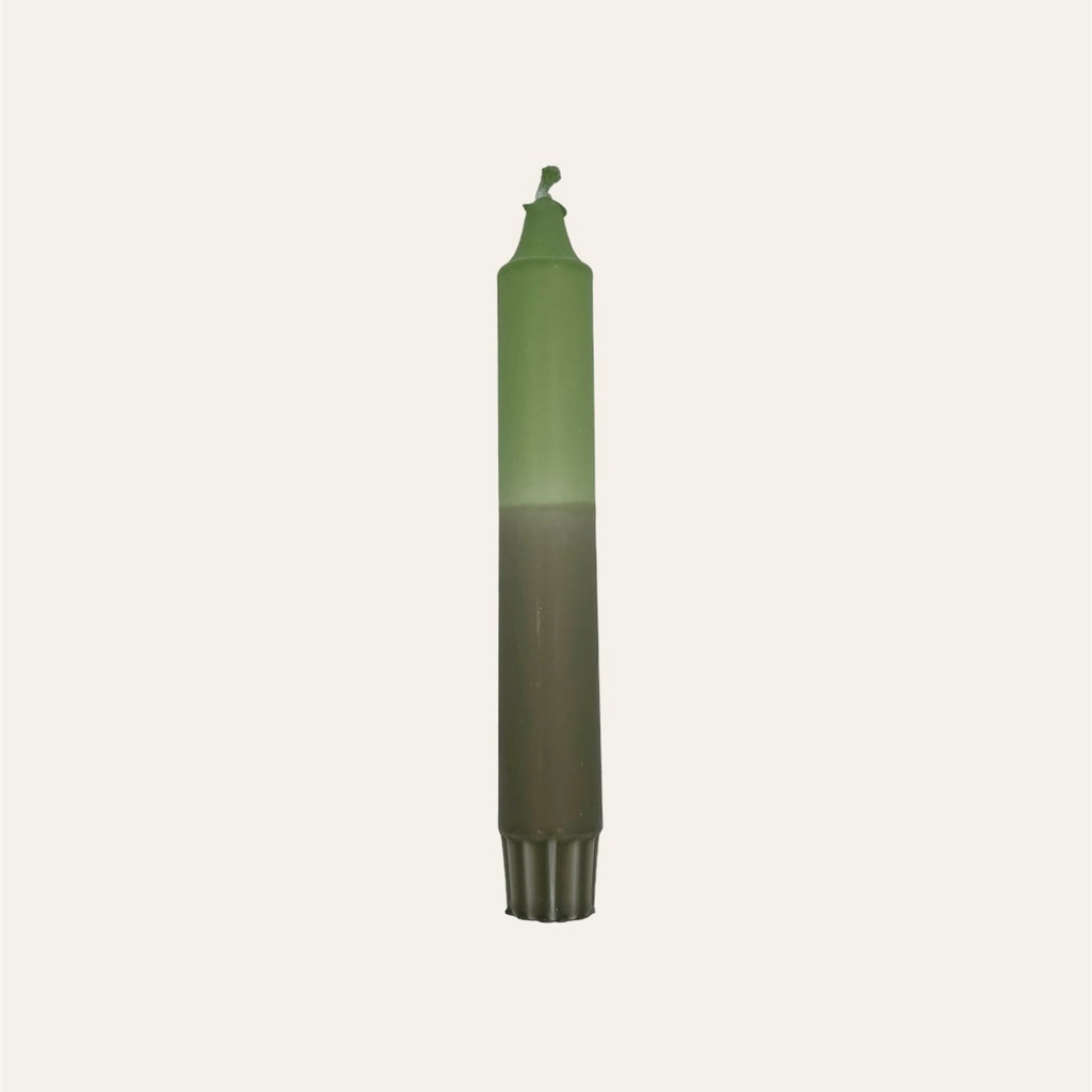 Kaars Dip Dye - pistache x martini olive