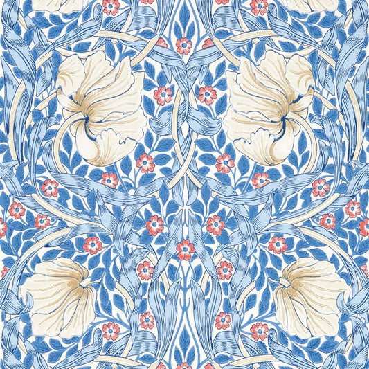 Behang Morris & Co - Pimpernel - Woad - 217062