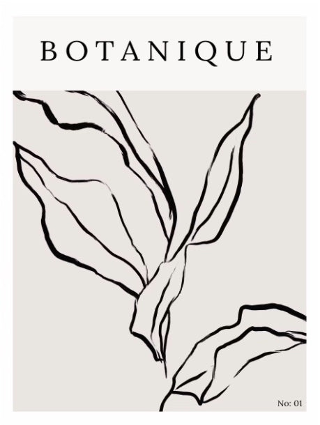 Poster Botanique